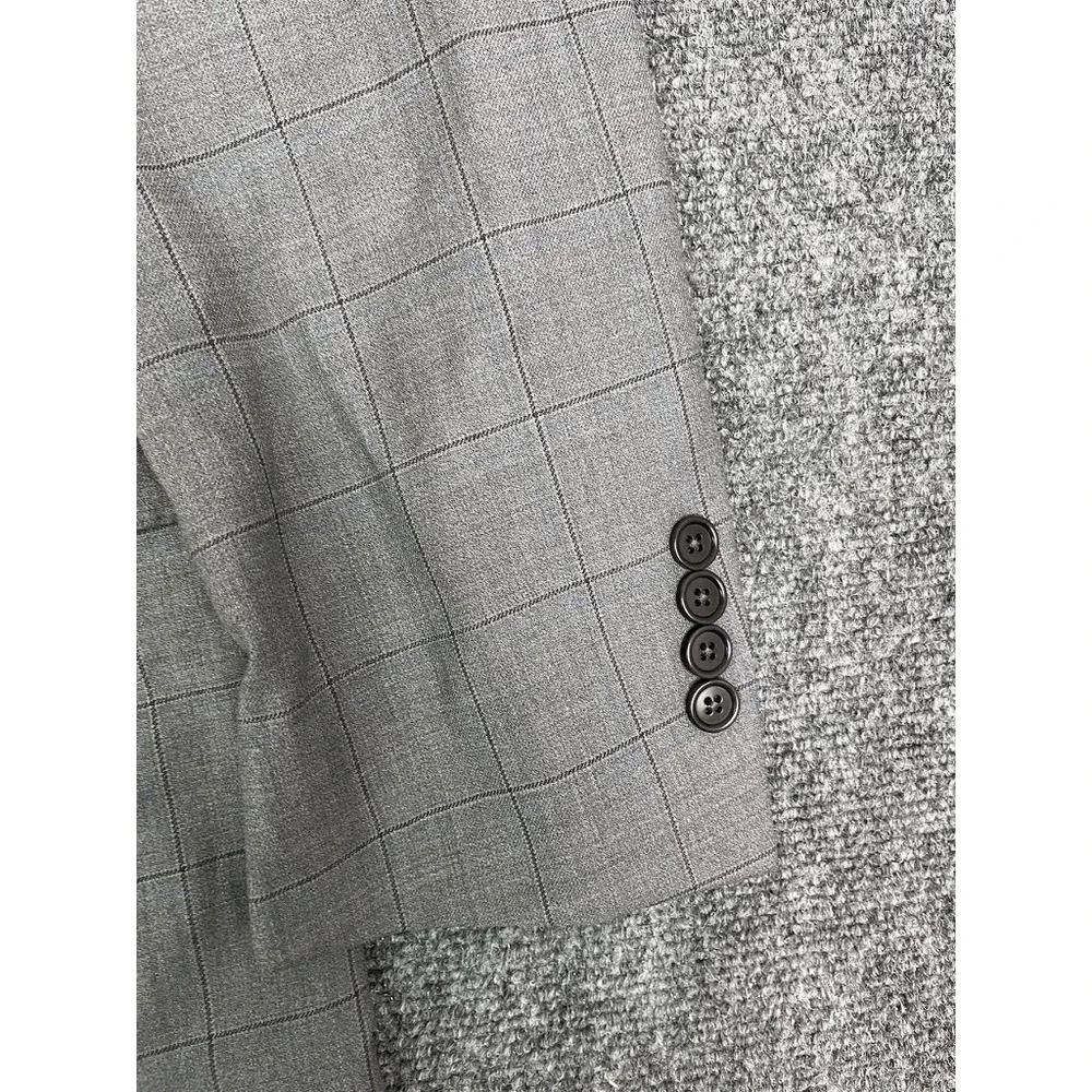 NWT Brooks Brothers Blazer Mens 41R Gray 2 Button Explorer Regent Fit Sport Coat